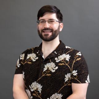 A picture of Evan Schroeder, by all intents, a handsome man.